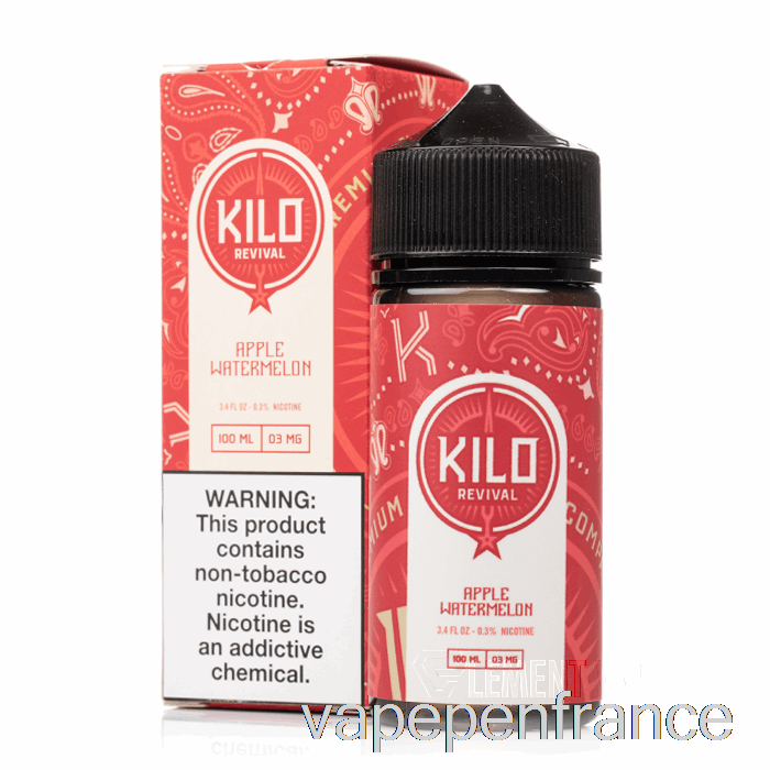 Pomme Pastèque - Kilo Revival - 100ml 0mg Stylo Vape